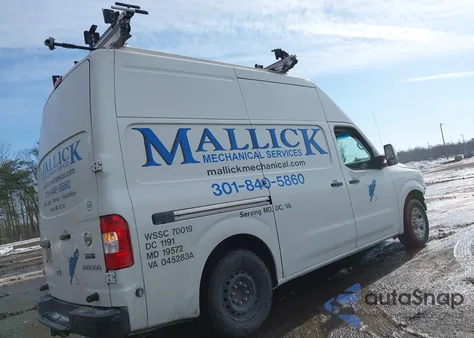 2021 Nissan Nv Cargo Nv2500 Hd Sv High Roof V8 from USA, damaged, VIN 1N6AF0LY1MN810151